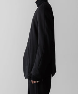 SUBLATIONS サブレーションズのHEAVY WOOL NO COLLAR PRISONER JACKET - BLACKの公式通販サイトsession福岡セレクトショップ