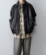 画像をギャラリービューアに読み込む, 【CODA】YELLOW BROWN CHECKED WASHED THRASHED STRUCTURED SHIRT - YELLOW BROWN CHECK
