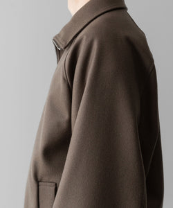 ssstein(シュタイン)の24AWコレクション MELTON ZIP UP BLOUSON - DARK GREIGE 公式通販サイトsession福岡セレクトショップ