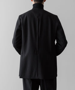 SUBLATIONS サブレーションズのHEAVY WOOL NO COLLAR PRISONER JACKET - BLACKの公式通販サイトsession福岡セレクトショップ