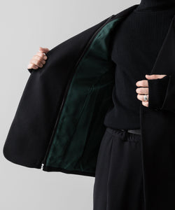 SUBLATIONS サブレーションズのHEAVY WOOL NO COLLAR PRISONER JACKET - BLACKの公式通販サイトsession福岡セレクトショップ