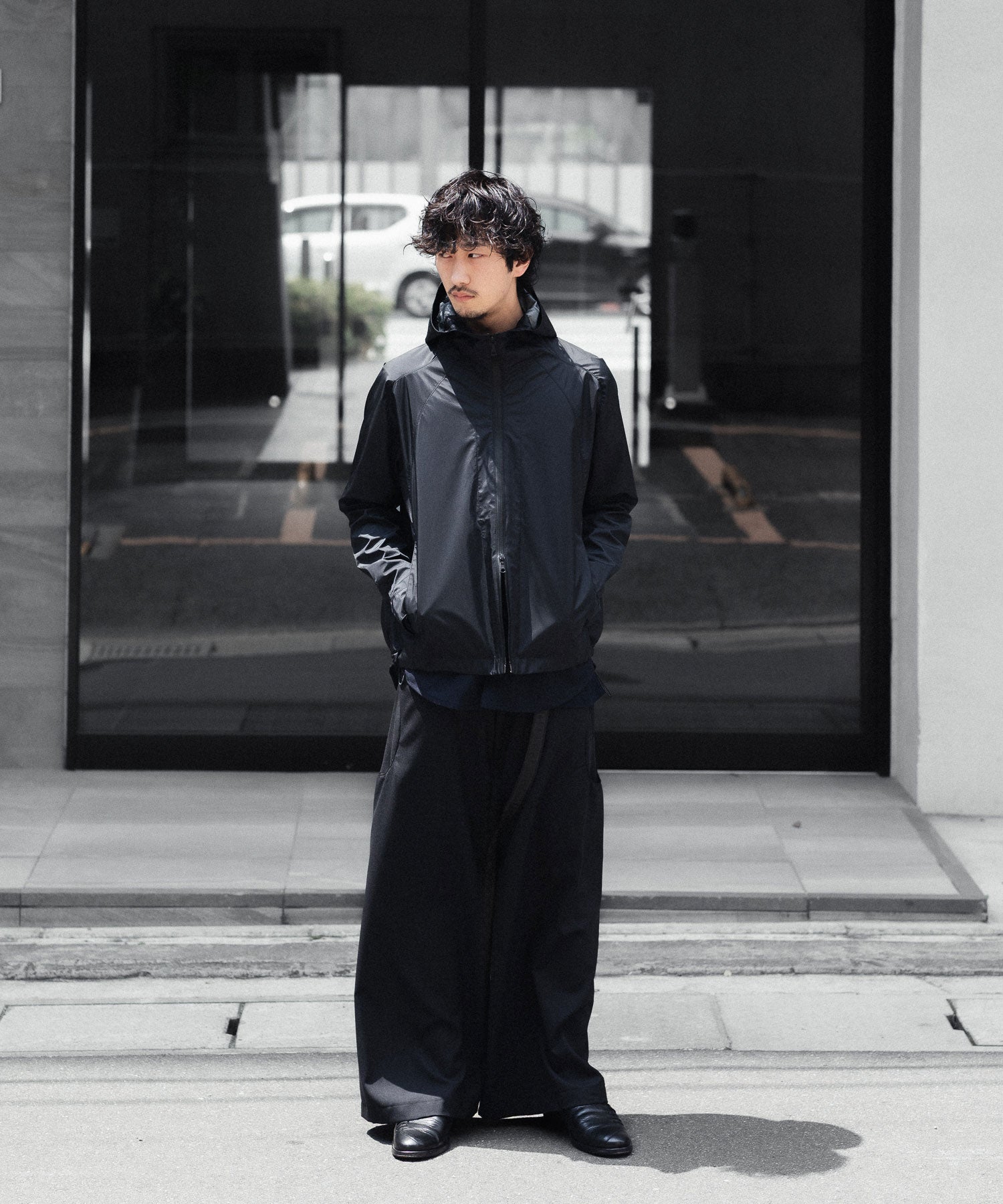 OPPOSE DUALITY / オポーズデュアリティ】SHORT PARKA 3L NYLON