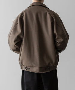 ssstein(シュタイン)の24AWコレクション MELTON ZIP UP BLOUSON - DARK GREIGE 公式通販サイトsession福岡セレクトショップ