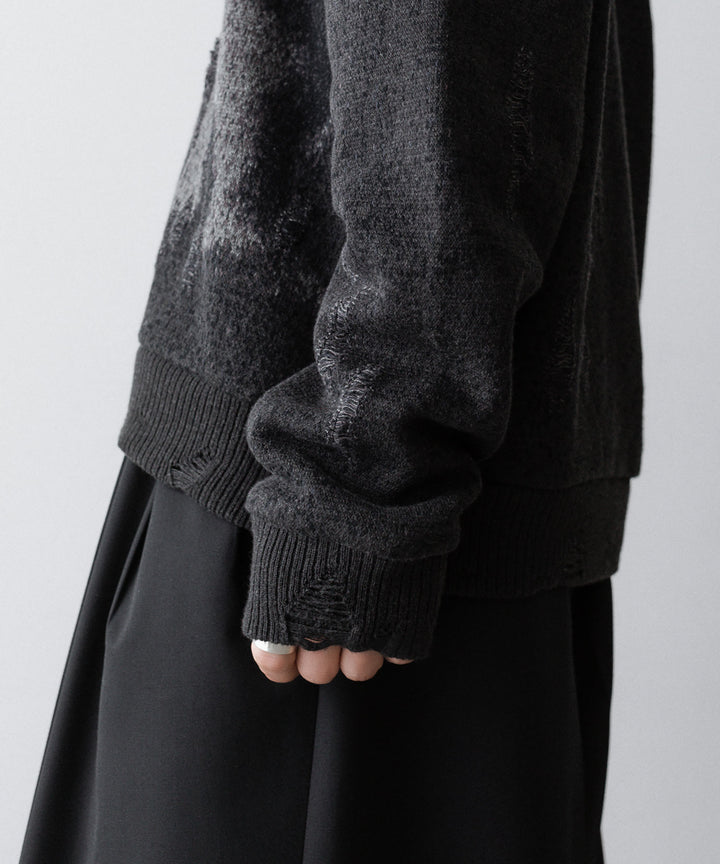 SUBLATIONS サブレーションズの26SSのANIMAL JACQUARD V-NECK KNIの公式通販サイトsession福岡セレクトショップ