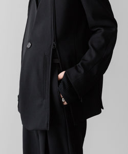 SUBLATIONS サブレーションズのHEAVY WOOL NO COLLAR PRISONER JACKET - BLACKの公式通販サイトsession福岡セレクトショップ