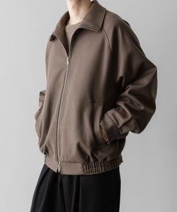 ssstein(シュタイン)の24AWコレクション MELTON ZIP UP BLOUSON - DARK GREIGE 公式通販サイトsession福岡セレクトショップ