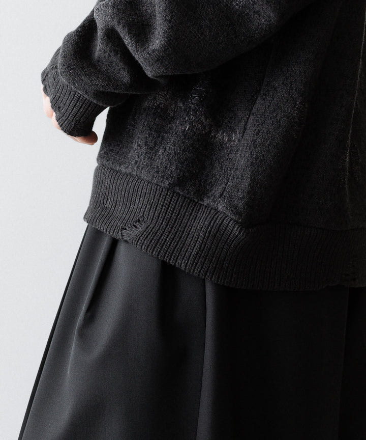 SUBLATIONS サブレーションズの26SSのANIMAL JACQUARD V-NECK KNIの公式通販サイトsession福岡セレクトショップ