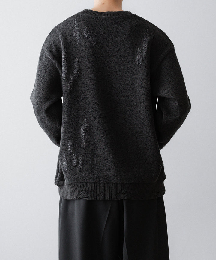 SUBLATIONS サブレーションズの26SSのANIMAL JACQUARD V-NECK KNIの公式通販サイトsession福岡セレクトショップ