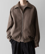 画像をギャラリービューアに読み込む, ssstein(シュタイン)の24AWコレクション MELTON ZIP UP BLOUSON - DARK GREIGE 公式通販サイトsession福岡セレクトショップ
