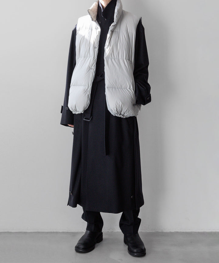 【stein】シュタイン 23AW DOWN PADDED VEST - OFF GREY sessionセッション福岡セレクトショップ 公式通販サイト