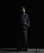 画像をギャラリービューアに読み込む, INTÉRIM - インテリムのDOUBLE FACE HAIRY BABY LAMA WOOL SPORTS JACKETのRAW BLACK公式通販サイトsession福岡セレクトショップ
