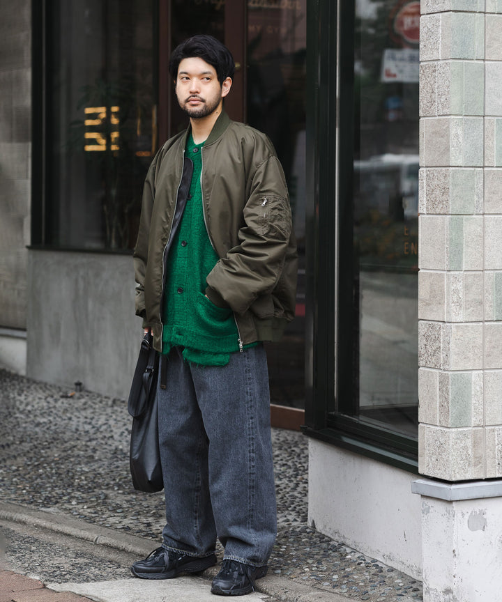 stein シュタイン 23aw OVERSIZED FLIGHT JACKET - MILITARY KHAKI sessionセッション福岡セレクトショップ 公式通販サイト