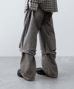 画像をギャラリービューアに読み込む, CODA コーダ GREY ACID WASH LAYERED HYBRID JEANSのGREY ACID WASH 公式通販サイトsession福岡セレクトショップ
