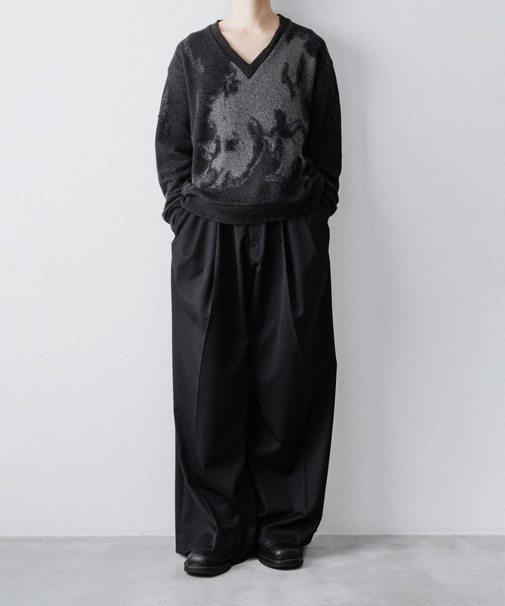 SUBLATIONS サブレーションズの26SSのANIMAL JACQUARD V-NECK KNIの公式通販サイトsession福岡セレクトショップ