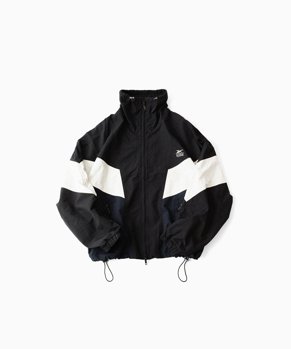 UJOH((ウジョー)×Reebok(リーボック)のZIP STAND COLLAR BLOUSON - BLACKの公式通販サイトsession福岡セレクトショップ