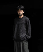 画像をギャラリービューアに読み込む, ssstein(シュタイン)のKID MOHAIR MIX JACQUARD KNIT LS - CHARCOAL MIXの公式通販サイトsession福岡セレクトショップ
