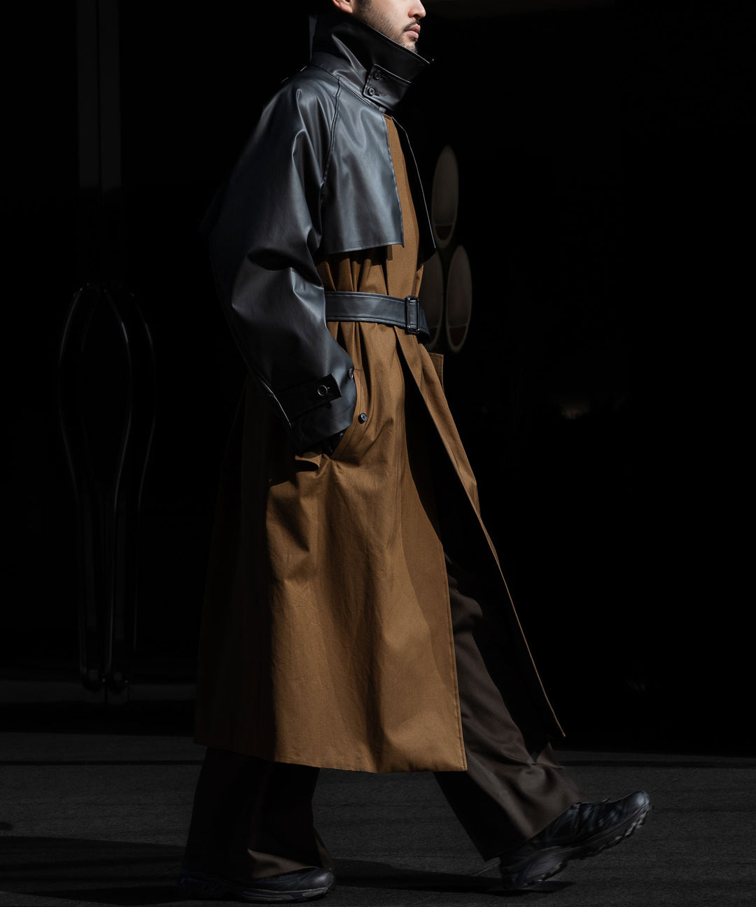 【stein】シュタイン24ss CONTRAST SINGLE BREASTED WIDE LAPELS COAT - CAMEL sessionセッション福岡セレクトショップ 公式通販サイト