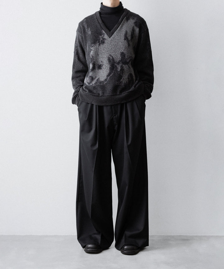 SUBLATIONS サブレーションズの26SSのANIMAL JACQUARD V-NECK KNIの公式通販サイトsession福岡セレクトショップ