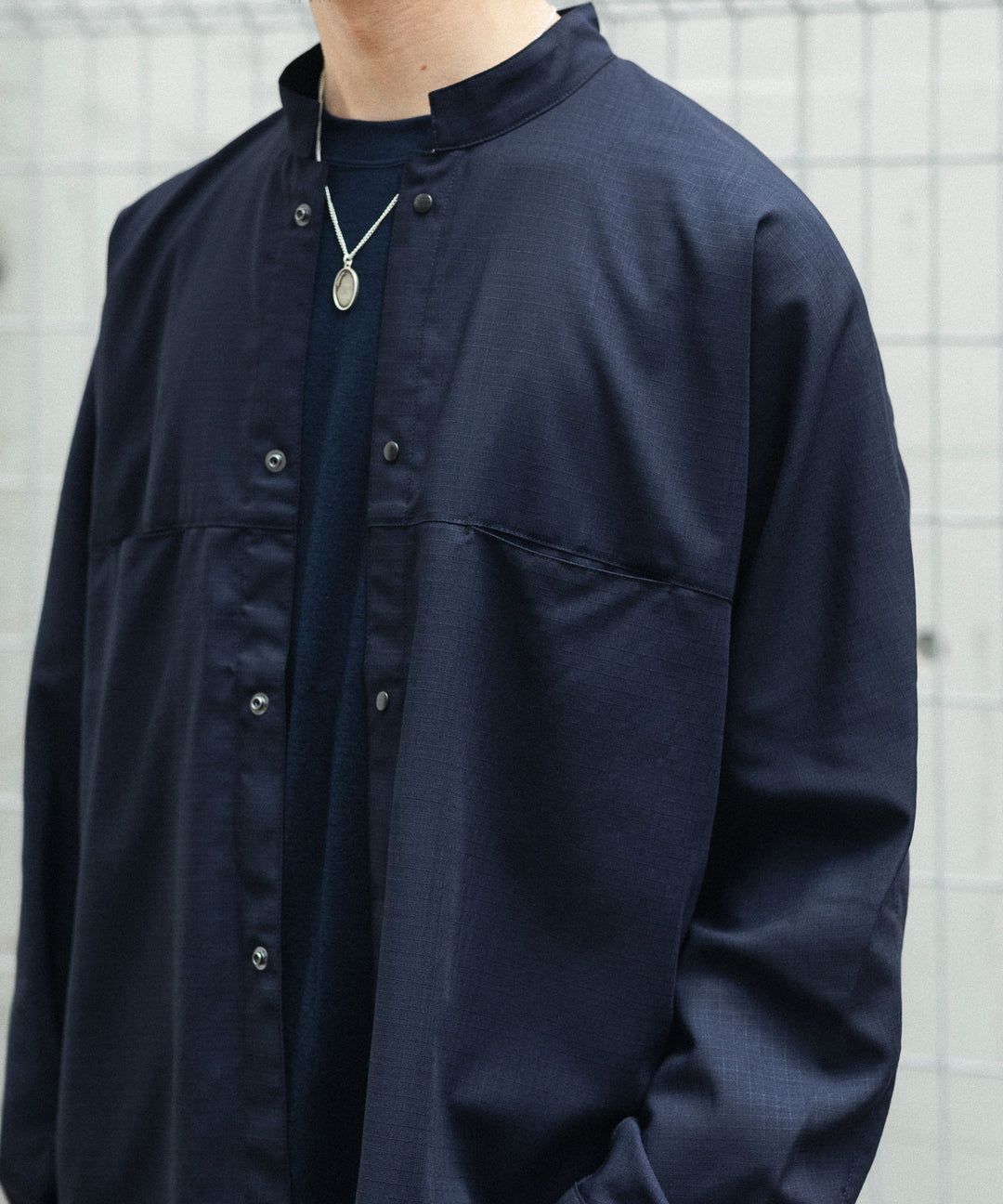 OPPOSE DUALITY オポーズデュアリティのMACKINAW SHIRT WOOLのBLACK 公式通販サイトsession福岡セレクトショップ