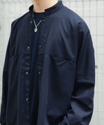 画像をギャラリービューアに読み込む, OPPOSE DUALITY オポーズデュアリティのMACKINAW SHIRT WOOLのBLACK 公式通販サイトsession福岡セレクトショップ
