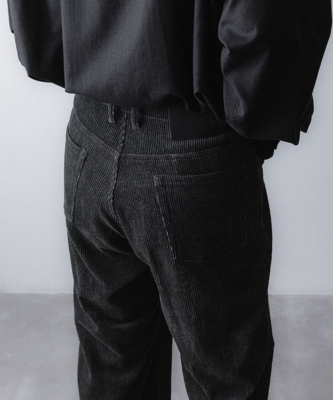 nakedgauge ネイキッドゲージのSUMI/INDIGO CORDUROY ASHLEY PANTSのBLACKの公式通販サイトsession福岡セレクトショップ
