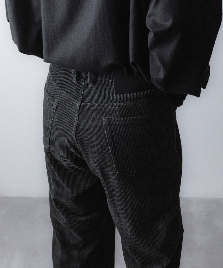 nakedgauge ネイキッドゲージのSUMI/INDIGO CORDUROY ASHLEY PANTSのBLACKの公式通販サイトsession福岡セレクトショップ