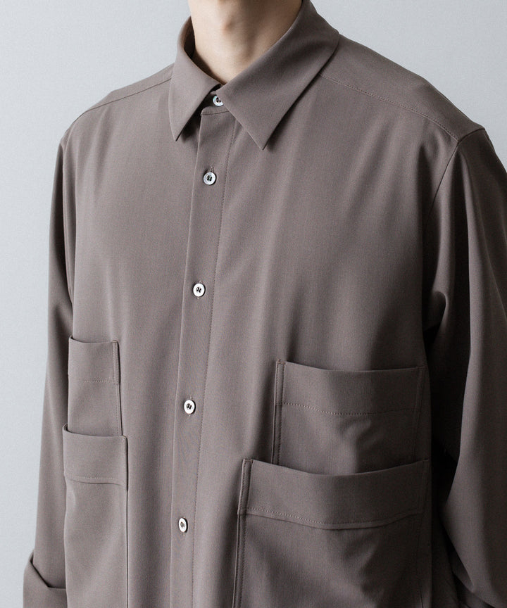 UJOH - ウジョーの4 POCKETS SHIRTのTAUPE 公式通販サイトsession福岡セレクトショップ 