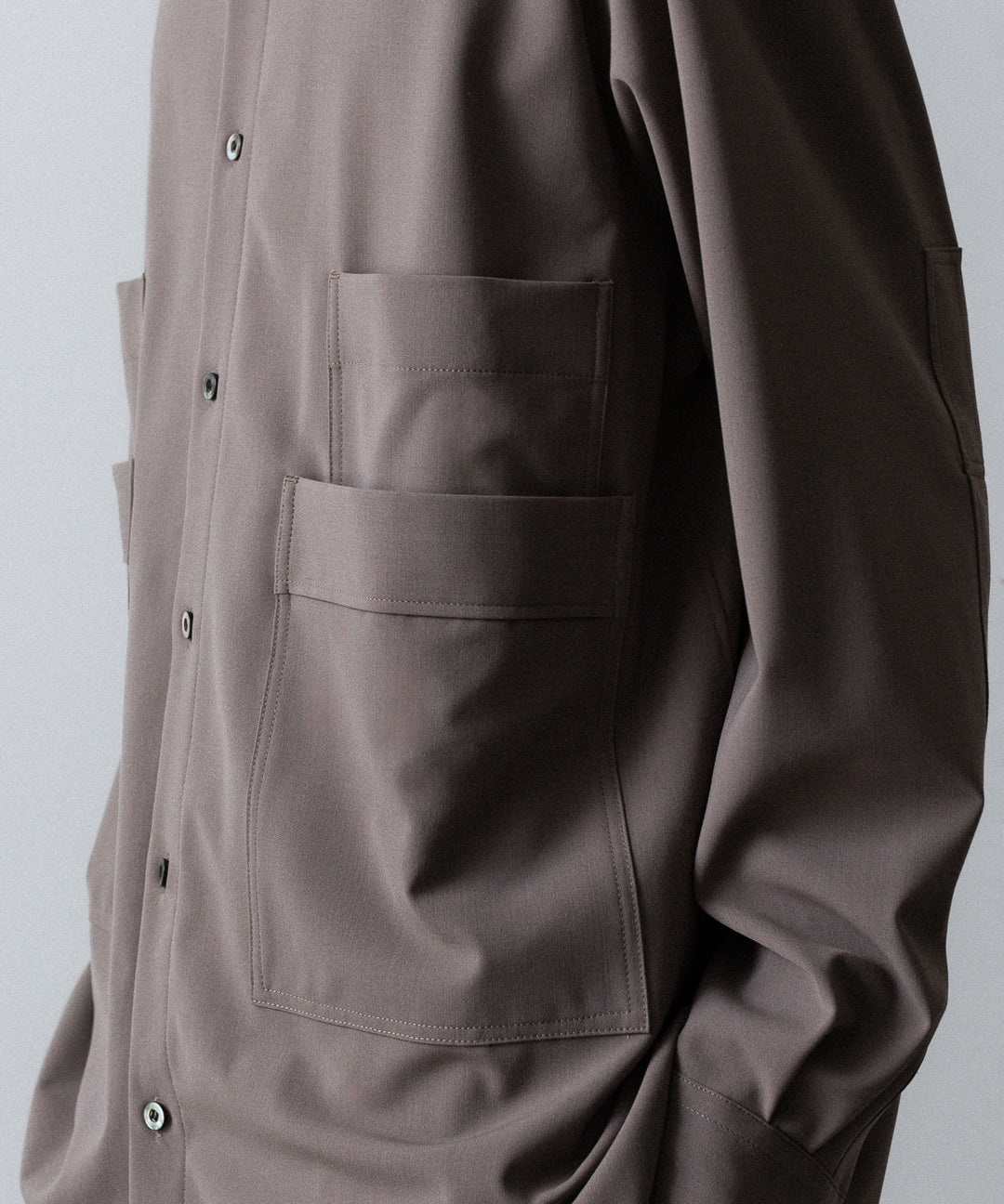 UJOH - ウジョーの4 POCKETS SHIRTのTAUPE 公式通販サイトsession福岡セレクトショップ 