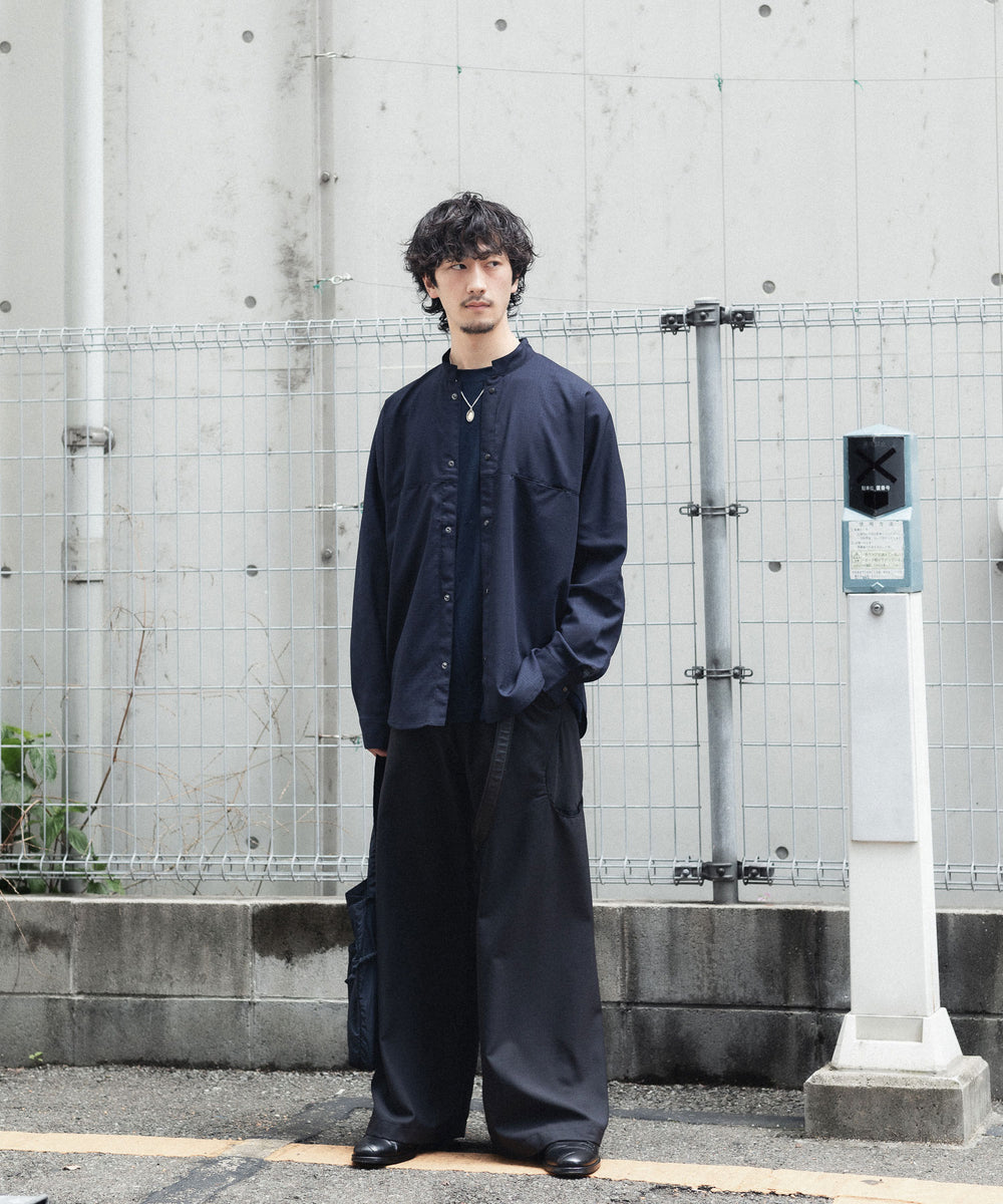 OPPOSE DUALITY オポーズデュアリティのMACKINAW SHIRT WOOLのBLACK 公式通販サイトsession福岡セレクトショップ