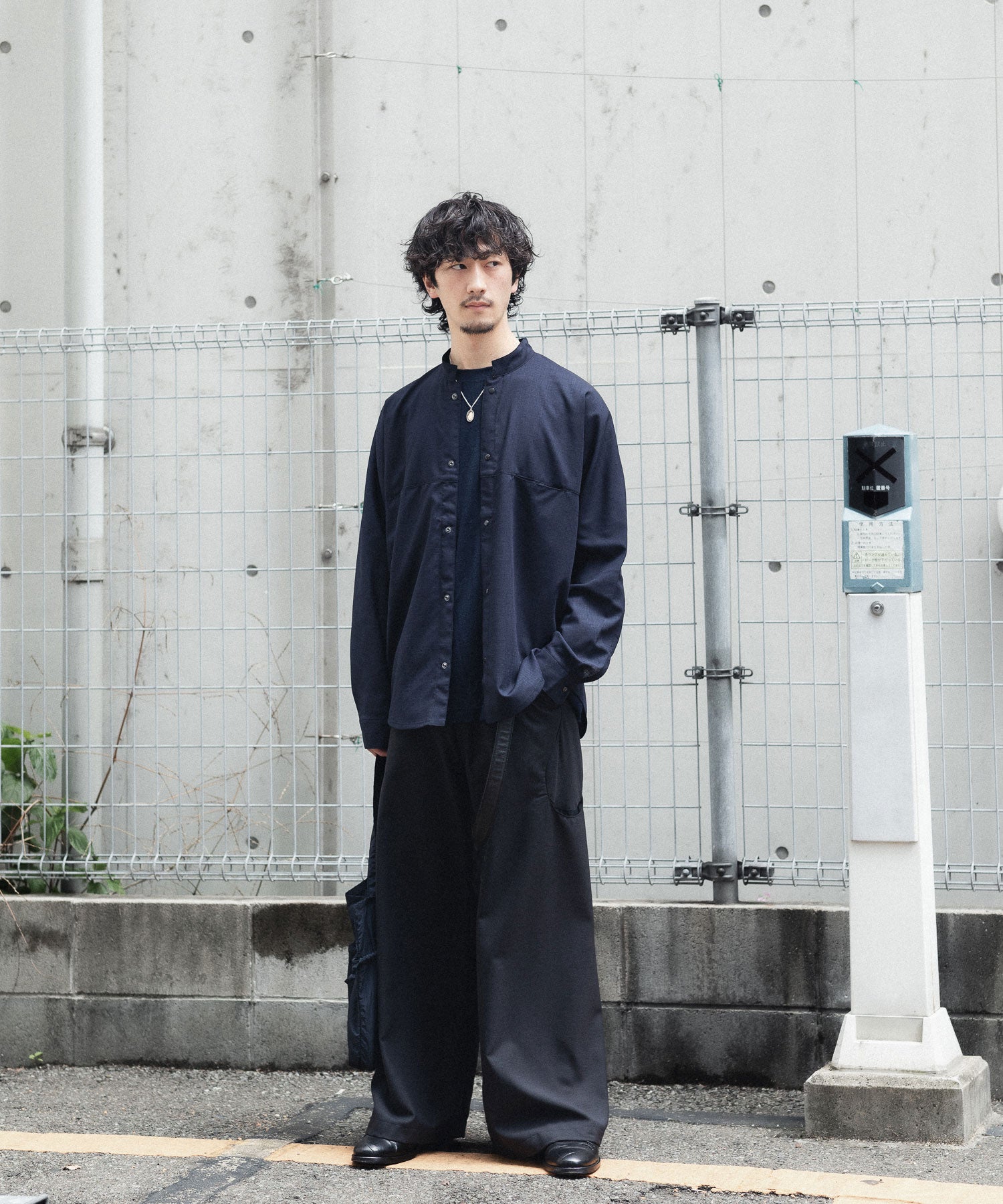 OPPOSE DUALITY / オポーズデュアリティ】SUB ONG WOOL TRS - BLACK