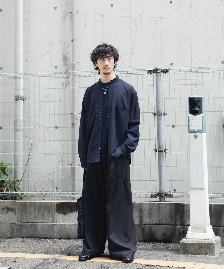 OPPOSE DUALITY オポーズデュアリティのSUB ONG WOOL TRSのBLACKのBLACK公式通販サイトsession福岡セレクトショップ