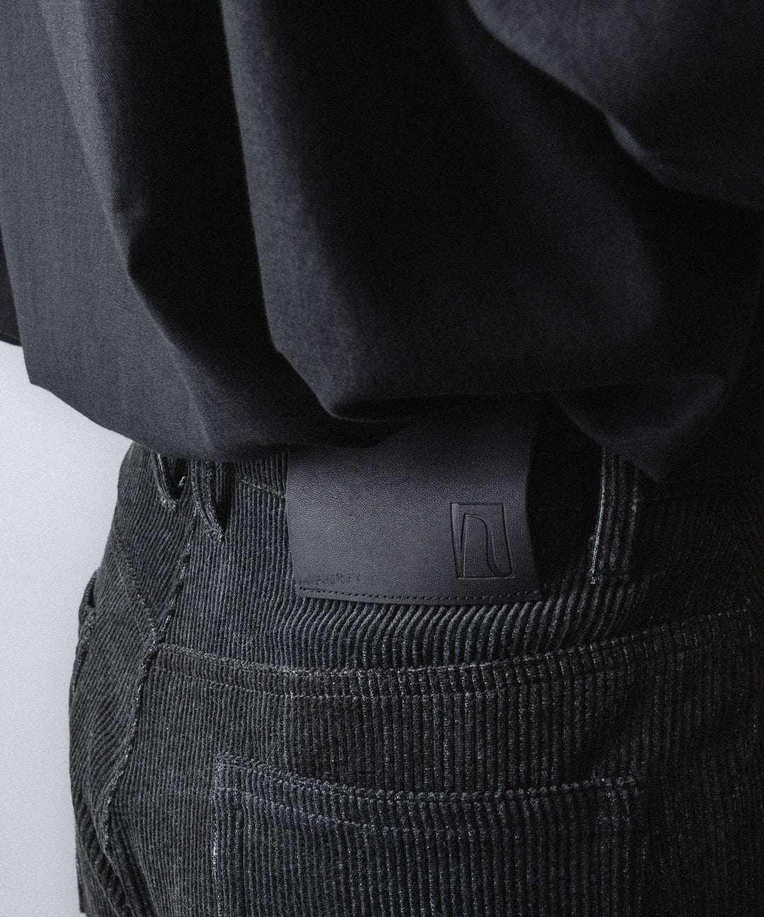 nakedgauge ネイキッドゲージのSUMI/INDIGO CORDUROY ASHLEY PANTSのBLACKの公式通販サイトsession福岡セレクトショップ