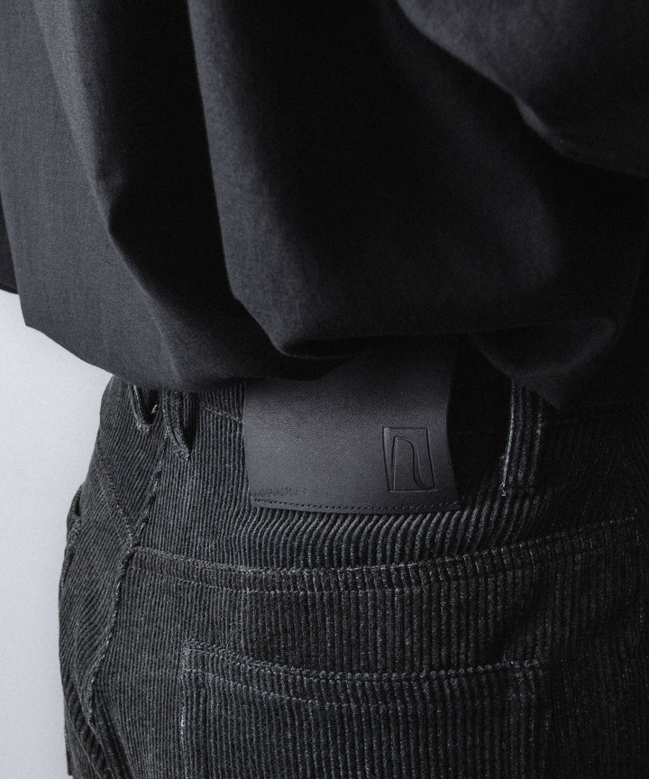 nakedgauge ネイキッドゲージのSUMI/INDIGO CORDUROY ASHLEY PANTSのBLACKの公式通販サイトsession福岡セレクトショップ