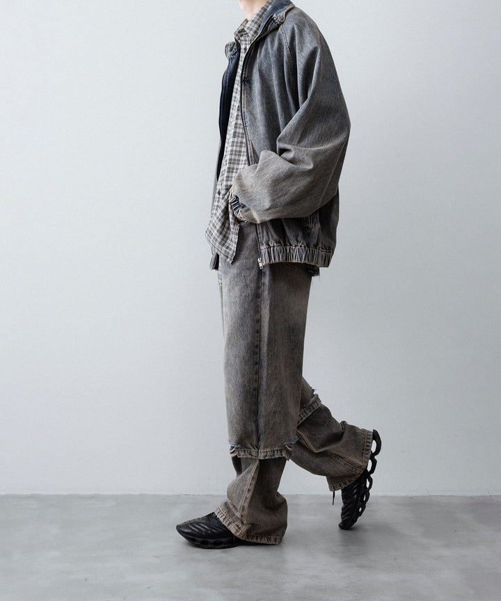 CODA コーダ GREY CHECK VISCOSE RAW EDGES SHIFT SHIRT - GREY CHECK 公式通販サイトsession福岡セレクトショップ