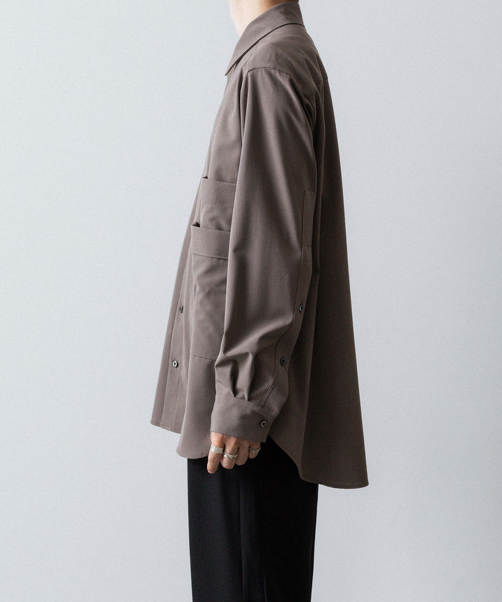 UJOH - ウジョーの4 POCKETS SHIRTのTAUPE 公式通販サイトsession福岡セレクトショップ 