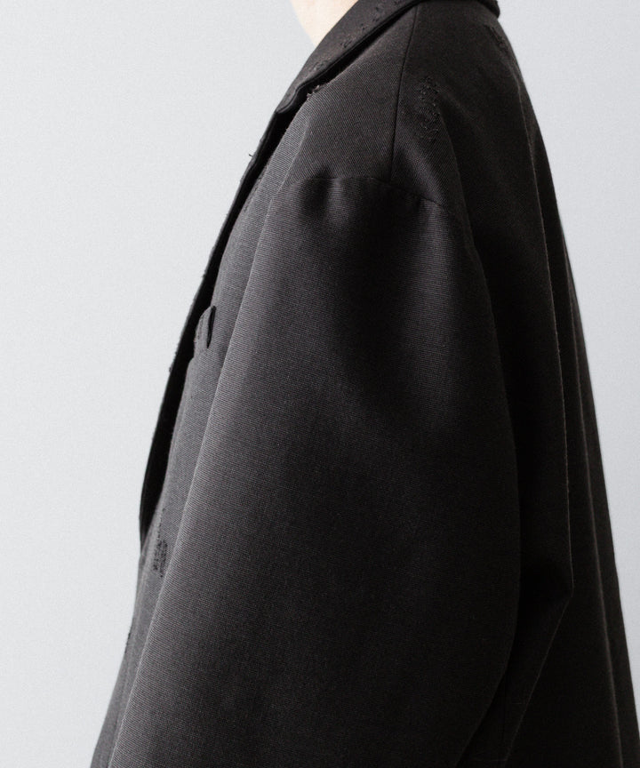 CODA コーダ BROWN WOOL POLY OVERSIZED ADAGIO DISTRESSED BLAZERのBROWN 公式通販サイトsession福岡セレクトショップ