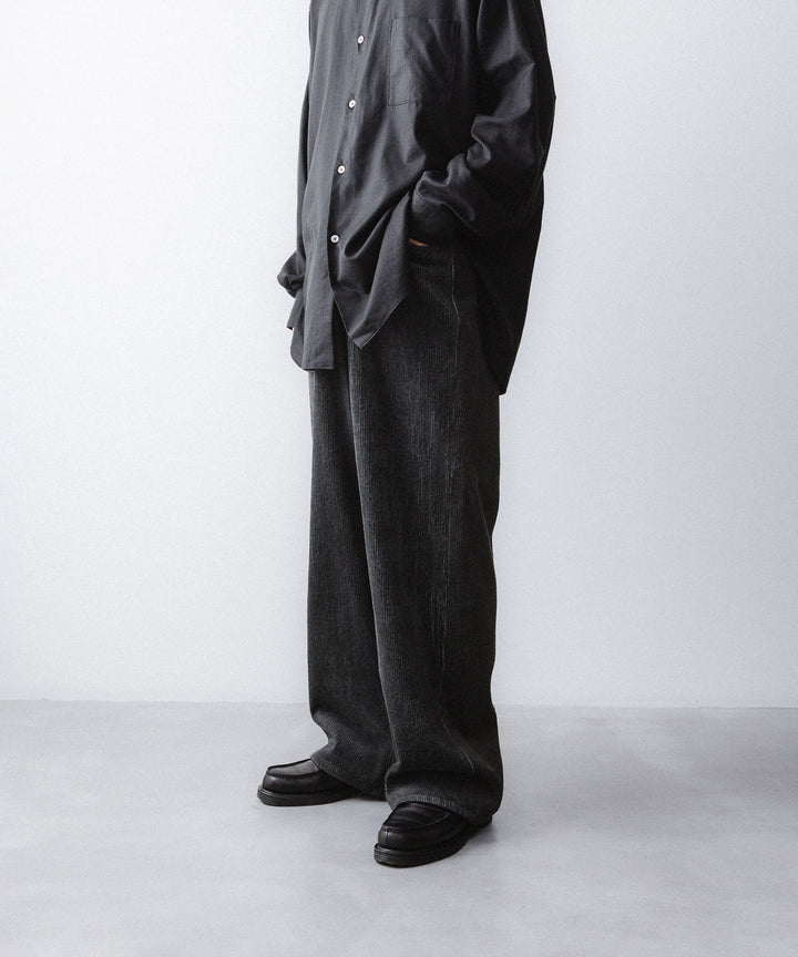 nakedgauge ネイキッドゲージのSUMI/INDIGO CORDUROY ASHLEY PANTSのBLACKの公式通販サイトsession福岡セレクトショップ