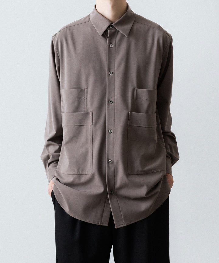 UJOH - ウジョーの4 POCKETS SHIRTのTAUPE 公式通販サイトsession福岡セレクトショップ 