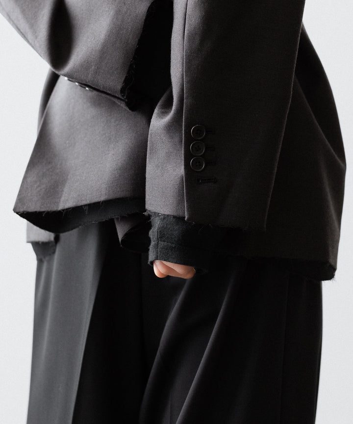 CODA コーダ BROWN WOOL POLY OVERSIZED ADAGIO DISTRESSED BLAZERのBROWN 公式通販サイトsession福岡セレクトショップ