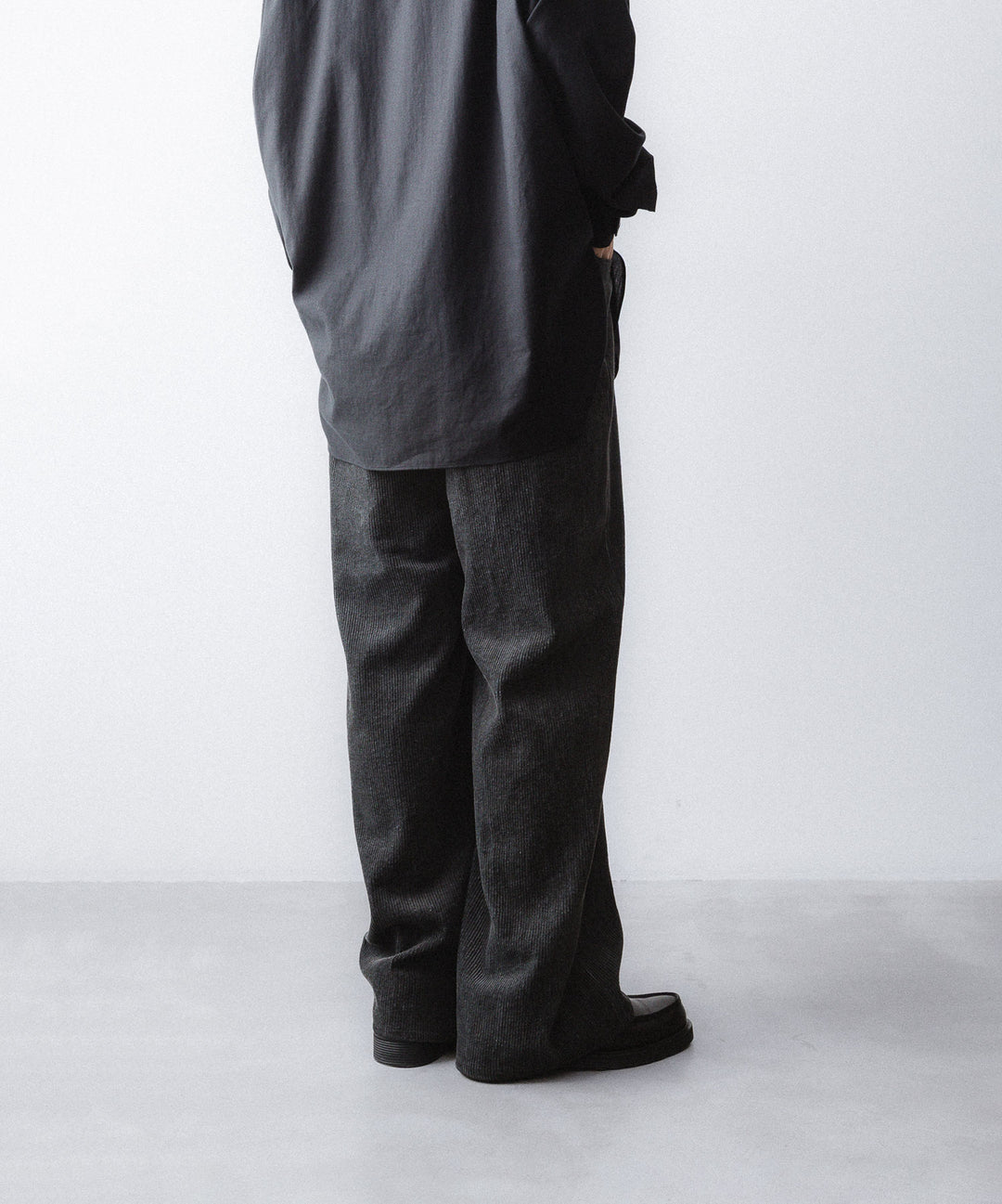 nakedgauge ネイキッドゲージのSUMI/INDIGO CORDUROY ASHLEY PANTSのBLACKの公式通販サイトsession福岡セレクトショップ