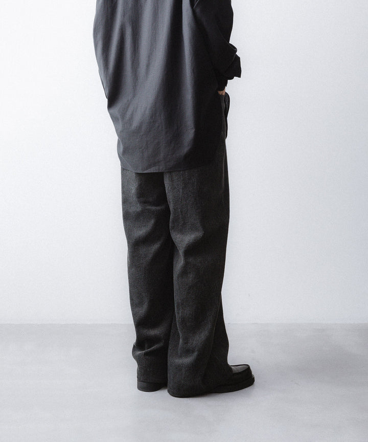 nakedgauge ネイキッドゲージのSUMI/INDIGO CORDUROY ASHLEY PANTSのBLACKの公式通販サイトsession福岡セレクトショップ