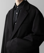 画像をギャラリービューアに読み込む, ssstein(シュタイン)のOVERSIZED SINGLE BREASTED LONG JACKET - BLACKの公式通販サイトsession福岡セレクトショップ

