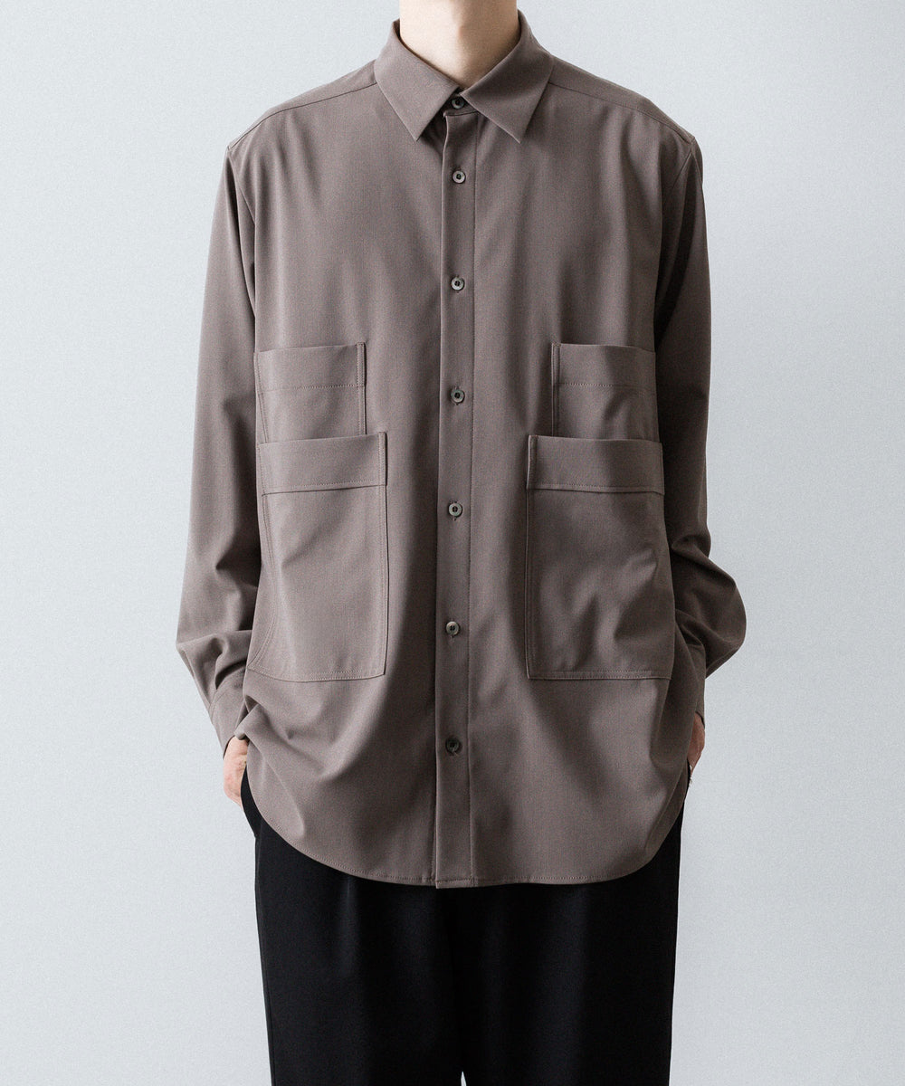 UJOH - ウジョーの4 POCKETS SHIRTのTAUPE 公式通販サイトsession福岡セレクトショップ 
