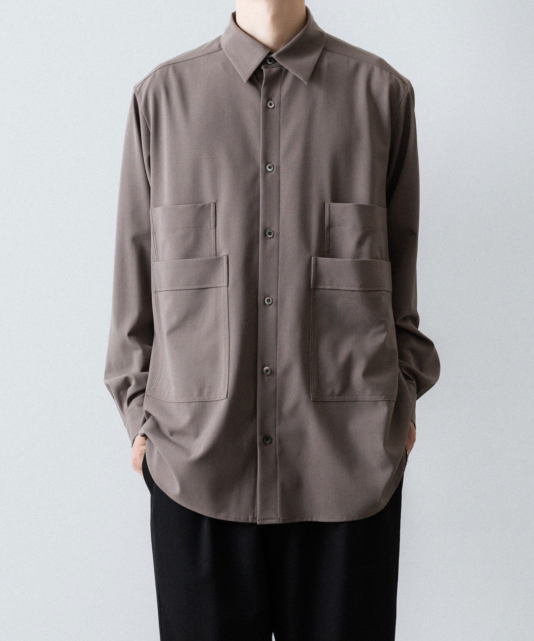 UJOH - ウジョーの4 POCKETS SHIRTのTAUPE 公式通販サイトsession福岡セレクトショップ 