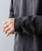 画像をギャラリービューアに読み込む, 【CODA】FADED BLACK AGING DAMAGED LONG SLEEVE T-SHIRT - FADED BLACK
