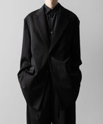 画像をギャラリービューアに読み込む, ssstein(シュタイン)のOVERSIZED SINGLE BREASTED LONG JACKET - BLACKの公式通販サイトsession福岡セレクトショップ

