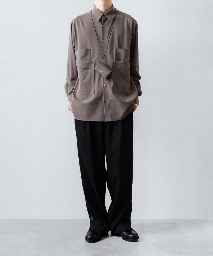 UJOH - ウジョーの4 POCKETS SHIRTのTAUPE 公式通販サイトsession福岡セレクトショップ 