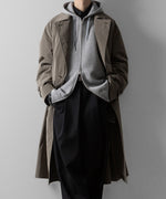 画像をギャラリービューアに読み込む, ssstein(シュタイン)のCOTTON DOUBLE KNIT TUCKED ZIP HOODIE - TOP GREYの公式通販サイトsession福岡セレクトショップ
