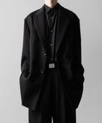 画像をギャラリービューアに読み込む, ssstein(シュタイン)のOVERSIZED SINGLE BREASTED LONG JACKET - BLACKの公式通販サイトsession福岡セレクトショップ

