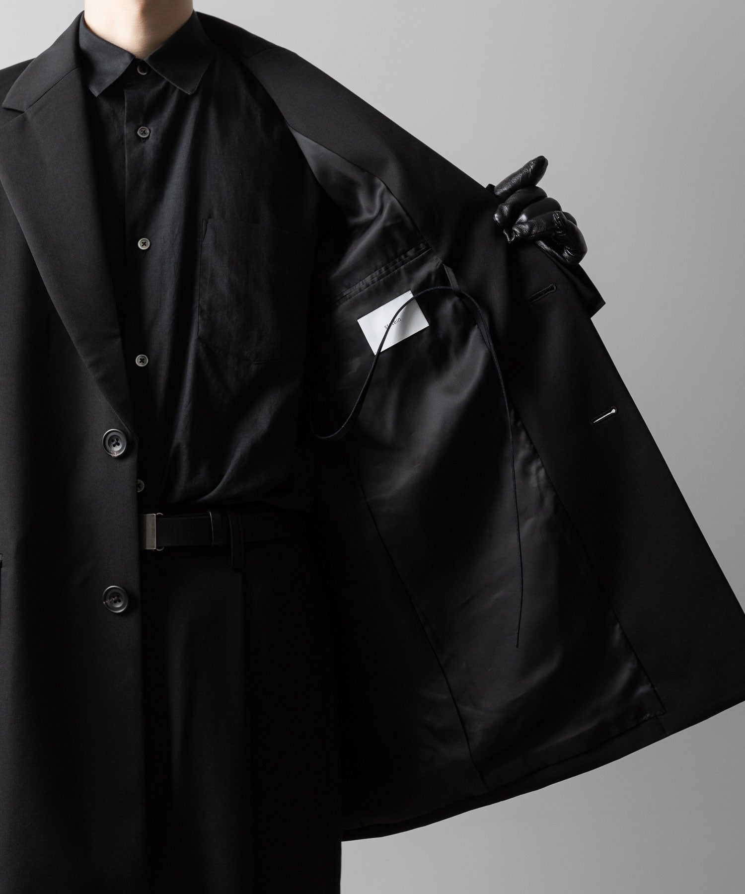 ssstein(シュタイン)のOVERSIZED SINGLE BREASTED LONG JACKET - BLACKの公式通販サイトsession福岡セレクトショップ
